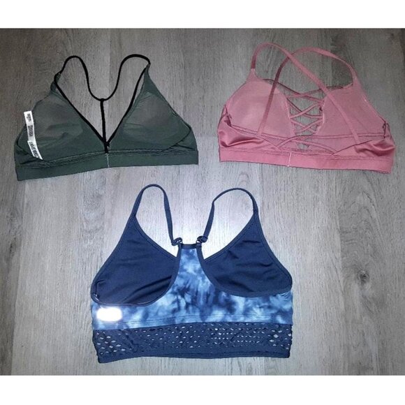 Lot of Victoria's Secret Sports Bras Size Large Victoria Sport VS PINK Bra - Picture 2 of 8